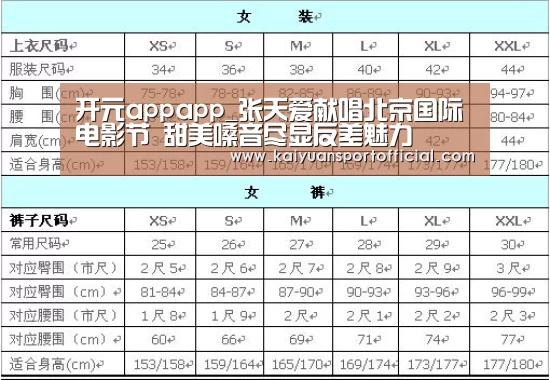 开元appapp_张天爱献唱北京国际电影节 甜美嗓音尽显反差魅力(图1) 开元appapp
